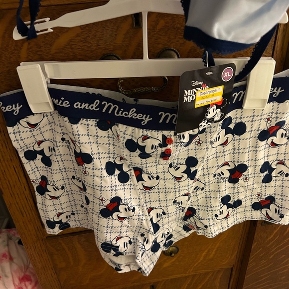 Disney Women's Mickey and Minnie Pajama Set underwear XL NWT - Picture 7 of 7